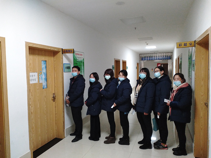 關愛員工健康--虹潤公司組織全體員工體檢